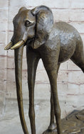 Load image into Gallery viewer, Hot Cast Bronze Metal Elephant Sculpture Statue Figure after Salvador Dali on Marble Base
