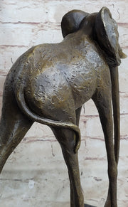 Hot Cast Bronze Metal Elephant Sculpture Statue Figure after Salvador Dali on Marble Base