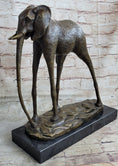 Load image into Gallery viewer, Hot Cast Bronze Metal Elephant Sculpture Statue Figure after Salvador Dali on Marble Base
