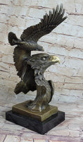Load image into Gallery viewer, Large American Bald Eagle Hot Cast Bronze Sculpture Figurine Figure Statue Deal

