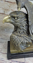 Load image into Gallery viewer, Large American Bald Eagle Hot Cast Bronze Sculpture Figurine Figure Statue Deal
