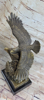 Large American Bald Eagle Hot Cast Bronze Sculpture Figurine Figure Statue Deal