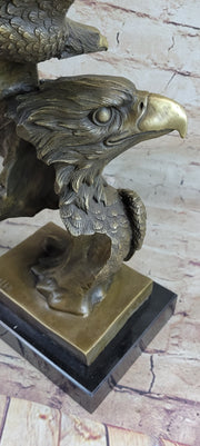 Large American Bald Eagle Hot Cast Bronze Sculpture Figurine Figure Statue Deal