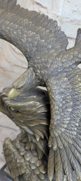 Load image into Gallery viewer, Large American Bald Eagle Hot Cast Bronze Sculpture Figurine Figure Statue Deal
