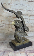 Load image into Gallery viewer, Large American Bald Eagle Hot Cast Bronze Sculpture Figurine Figure Statue Deal

