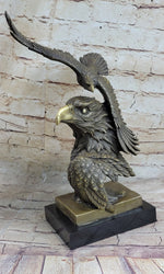 Large American Bald Eagle Hot Cast Bronze Sculpture Figurine Figure Statue Deal