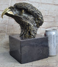 Load image into Gallery viewer, Signed Original Impressive Large Eagle Bird Wild Life Marble Base Figurine Decor
