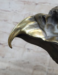 Load image into Gallery viewer, Signed Original Impressive Large Eagle Bird Wild Life Marble Base Figurine Decor
