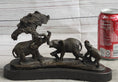 Load image into Gallery viewer, Elephant Family on the African Savannah Bronze Metal Statue Sculpture Decor Art
