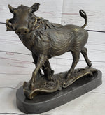 Boar Wild Pig Bronze Statue Sculpture by Barye Figure Farm Animal Lost Wax Decor