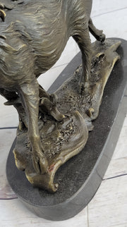 Boar Wild Pig Bronze Statue Sculpture by Barye Figure Farm Animal Lost Wax Decor