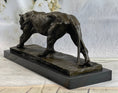 Load image into Gallery viewer, African Lioness Wildlife Animal Bronze Statue Marble Figure Art Decor
