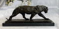 Load image into Gallery viewer, African Lioness Wildlife Animal Bronze Statue Marble Figure Art Decor
