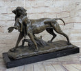 Load image into Gallery viewer, Hot Cast Bronze Sculpture of Hunting Dog Retriever with Rabbit in Mouth
