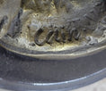 Load image into Gallery viewer, Signed Cain Bloodhound Bronze Marble Sculpture Pet Dog Figure Man`s Best Friend
