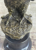 Load image into Gallery viewer, Original Milo Hawk American Eagle Bronze Marble Base Sculpture Bird Figurine Art
