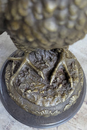 Guardian Eagle Hawk Bird Bronze Statue Sculpture Figure 12