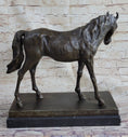 Load image into Gallery viewer, Large Arabian Horse Bronze Sculpture Statue By P.J Mene HotCast Marble Figurine

