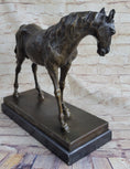 Load image into Gallery viewer, Large Arabian Horse Bronze Sculpture Statue By P.J Mene HotCast Marble Figurine
