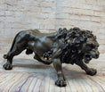Load image into Gallery viewer, Roaring Guardian Lion Bronze Metal Figurine Sculpture Statue Signed Art Decor
