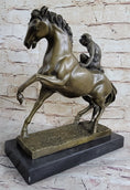 Load image into Gallery viewer, Horseback Monkey on My Back Riding Horse Bronze Statue Sculpture Figure by Milo 13" x 13"
