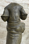 Load image into Gallery viewer, Hot Cast Bronze Puppy Dog Begging Signed Original Art Sculpture Statue Figure
