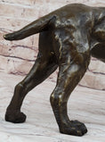 Load image into Gallery viewer, Signed Truffot Hunting Dog With Dead Bird Bronze Art Deco Sculpture Home Decor
