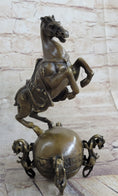 Load image into Gallery viewer, Chinese Tang Horse Lost Wax Bronze Metal Sculpture Handmade Art by Milo
