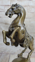 Load image into Gallery viewer, Chinese Tang Horse Lost Wax Bronze Metal Sculpture Handmade Art by Milo
