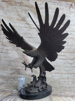 Bronze Metal Eagle Statue Sculpture Garden Yard Original Casting 26