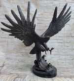 Bronze Metal Eagle Statue Sculpture Garden Yard Original Casting 26