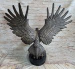 Bronze Metal Eagle Statue Sculpture Garden Yard Original Casting 26