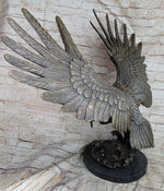 Bronze Metal Eagle Statue Sculpture Garden Yard Original Casting 26