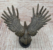 Bronze Metal Eagle Statue Sculpture Garden Yard Original Casting 26