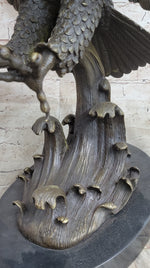 Bronze Metal Eagle Statue Sculpture Garden Yard Original Casting 26