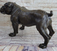 Load image into Gallery viewer, Signed Original Extra Large English Bulldog Dog Animal Bronze Sculpture Statue
