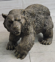 Bronze Metal Bear Figurine Sculpture Statue Handmade Art Figure