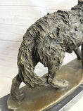 Load image into Gallery viewer, Extra Large Wild Animal Life Wolf Dog Bronze Sculpture Hot Cast Marble Figurine
