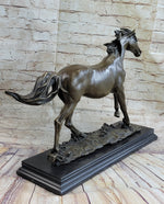 Galloping Horse Bronze Statue Sculpture Equestrian Art PJ Mene 15