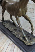 Galloping Horse Bronze Statue Sculpture Equestrian Art PJ Mene 15