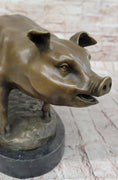 Load image into Gallery viewer, Signed Wild Pig bronze Sculpture Figure Art Deco Figurine Home Decor Decoration - Southlake Paws
