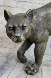 Bronze Metal Cat Kitten Housecat Sculpture Statue Figurine Feline Art Signed Original
