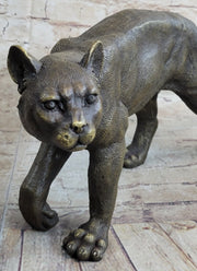 Bronze Metal Cat Kitten Housecat Sculpture Statue Figurine Feline Art Signed Original