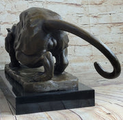 Handmade BRONZE SCULPTURE LION PANTHER TIGER PUMA COUGAR CAT STATUE AFRICAN ART