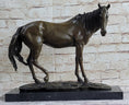 Load image into Gallery viewer, Show Horse Fine Bronze Mare Equine Art Sculpture Statue PJ Mene Equestrian Decor
