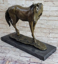 Load image into Gallery viewer, Show Horse Fine Bronze Mare Equine Art Sculpture Statue PJ Mene Equestrian Decor
