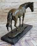 Load image into Gallery viewer, Show Horse Fine Bronze Mare Equine Art Sculpture Statue PJ Mene Equestrian Decor
