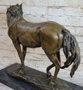 Load image into Gallery viewer, Show Horse Fine Bronze Mare Equine Art Sculpture Statue PJ Mene Equestrian Decor
