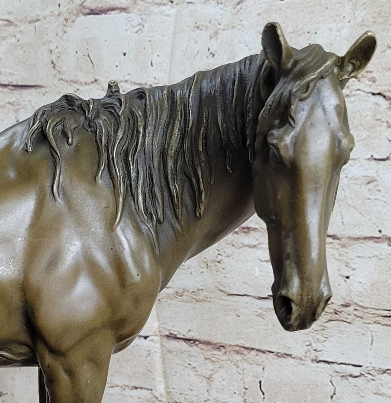 Show Horse Fine Bronze Mare Equine Art Sculpture Statue PJ Mene Equestrian Decor