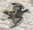 Load image into Gallery viewer, Vintage Cast Bronze Wall Hanging Bronze Bird Flying Eagle Sculpture Figure

